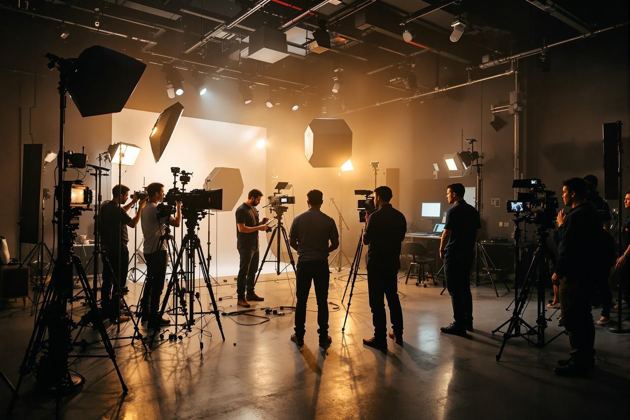 桃花视频制作现场